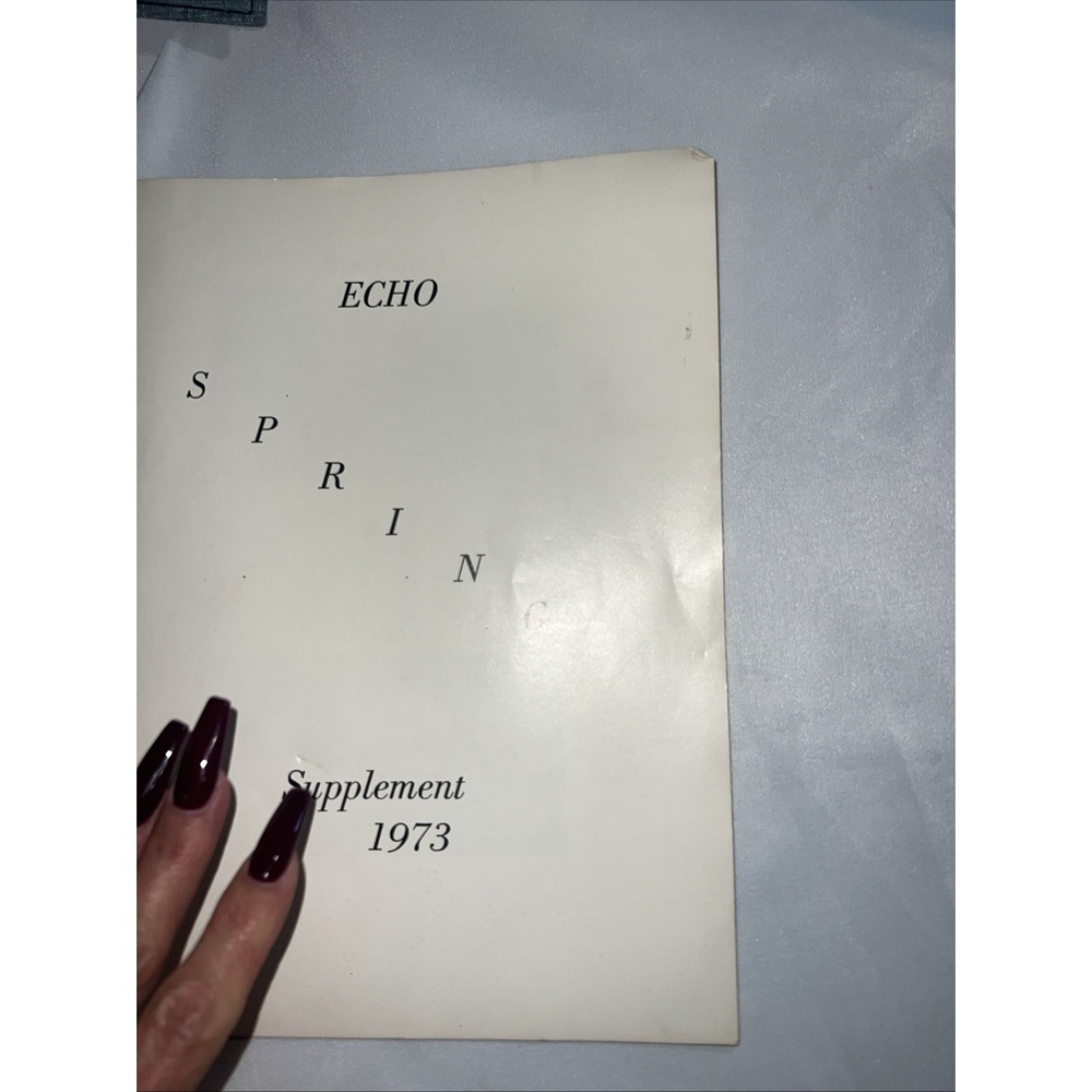 ECHO‎ 1973 Year Book Spring Supplement